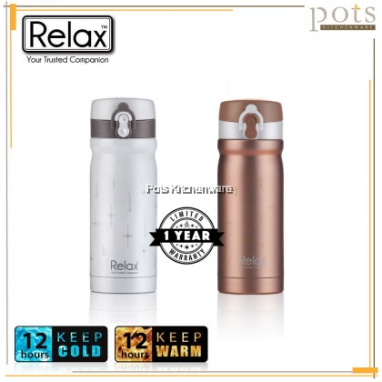 300ml Relax Stainless Steel 18.8 Vacuum Flask Thermos Water Bottle Botol Air Tahan Panas 保温壶保温水瓶 - D2430